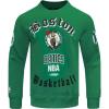 Pro Standard Mens NBA Old English Brushed Back French Terry Crewneck Sweatshirt(Kelly Green)