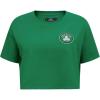 Womens NBA Classic Chenille Cotton Short Sleeve Boxy Tee(Kelly Green)