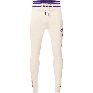 Mens NBA Retro Classics Rib Sweatpant(Eggshell/ Purple)