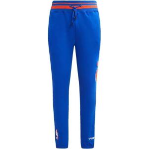 Mens NBA Retro Classics Rib Sweatpant(Royal Blue/Orange)