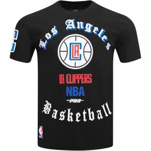 Pro Standard Mens Mens NBA Old English Cotton Single Short Sleeve Tee(Royal Blue)
