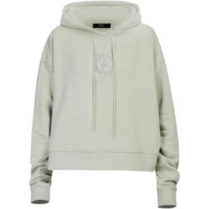 Pro Standard Womens NBA Neutral Cropped Pullover Hoodie(Moss)