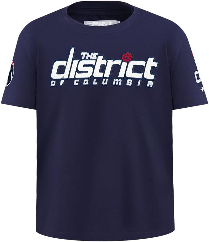 image:imageBig Boys NBA Classic Chenille Cotton Short Sleeve TeeMidnight Navy