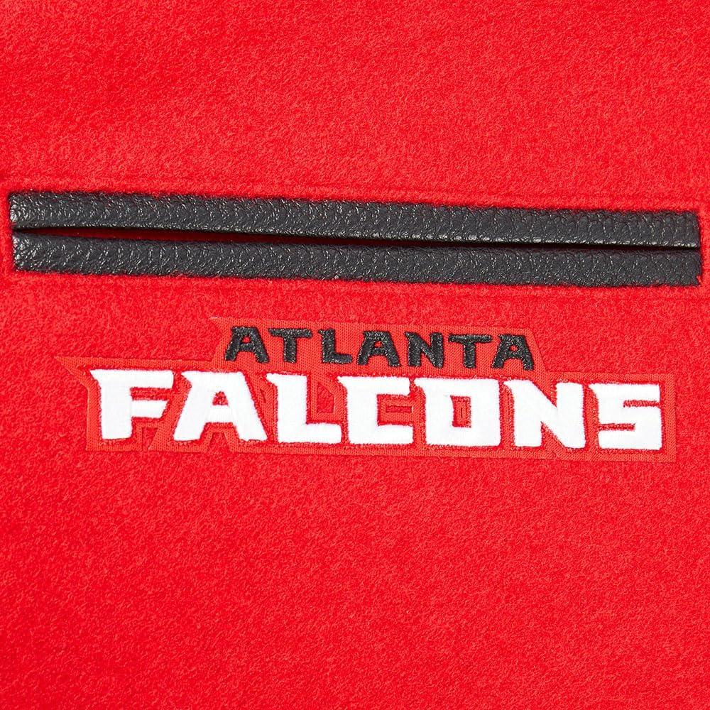 image:imagePro Standard Big Boys NFL Atlanta Falcons Classic Chenille Varsity Jacket RedBlack L
