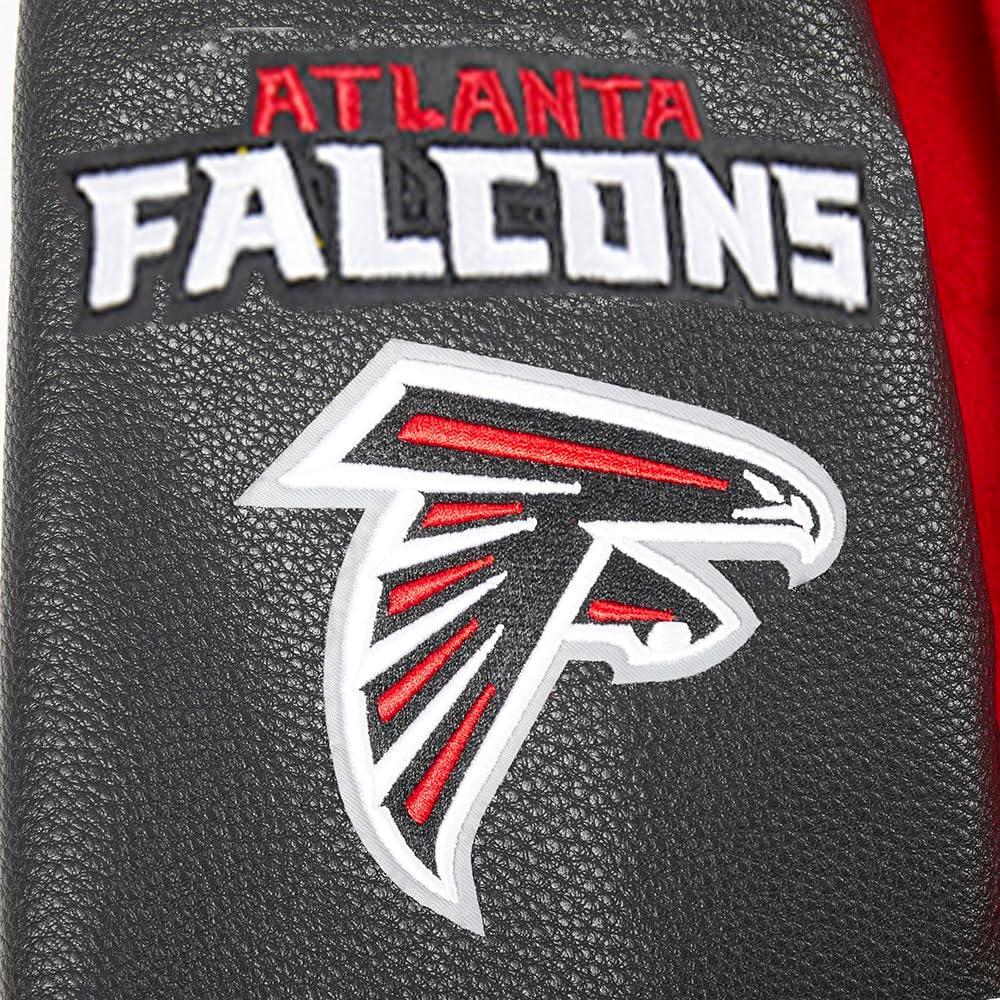 image:imagePro Standard Big Boys NFL Atlanta Falcons Classic Chenille Varsity Jacket RedBlack L