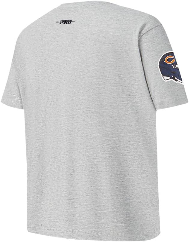 image:imagePro Standard Big Boys NFL Chicago Bears Classic Chenille Short Sleeve Tee Heather Grey S