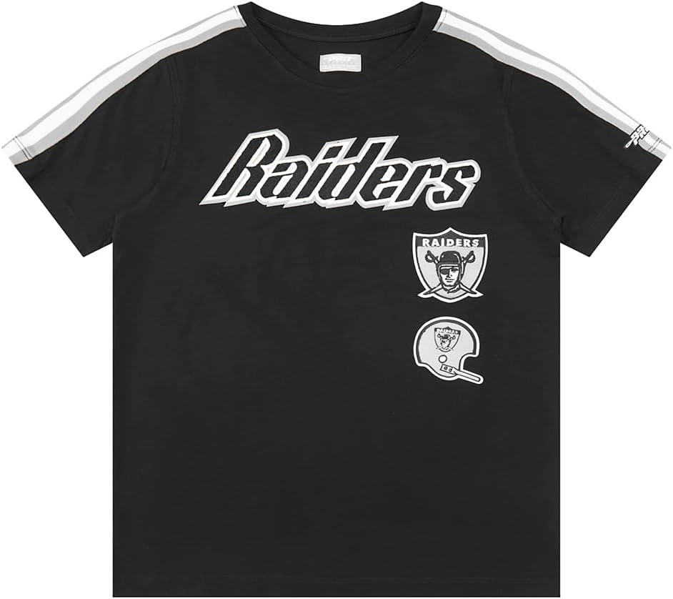 image:imagePro Standard Big Boys NFL Las Vegas Raiders Retro Classics Taping Tee BlackGray L