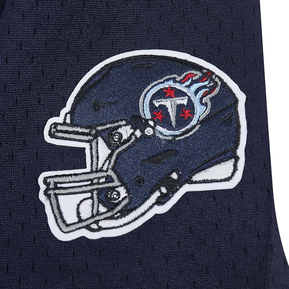 image:imagePro Standard Big Boys NFL Tennessee Titans Mesh Button Down Mesh Top Midnight Navy S