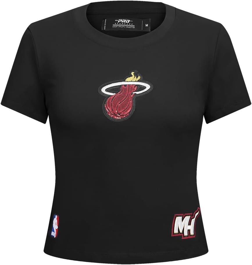 image:imagePro Standard NBA Womens Womens NBA Game Day Classics Cotton Short Sleeve Slim TeeBlack
