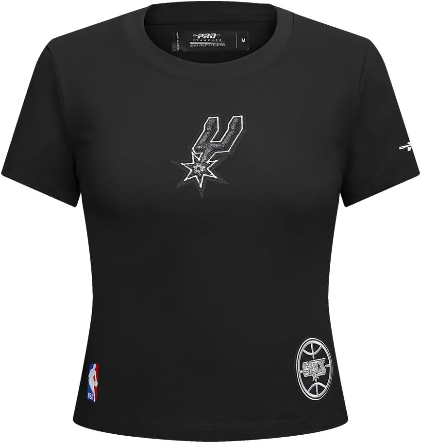 image:imagePro Standard NBA Womens Womens NBA Game Day Classics Cotton Short Sleeve Slim TeeBlack