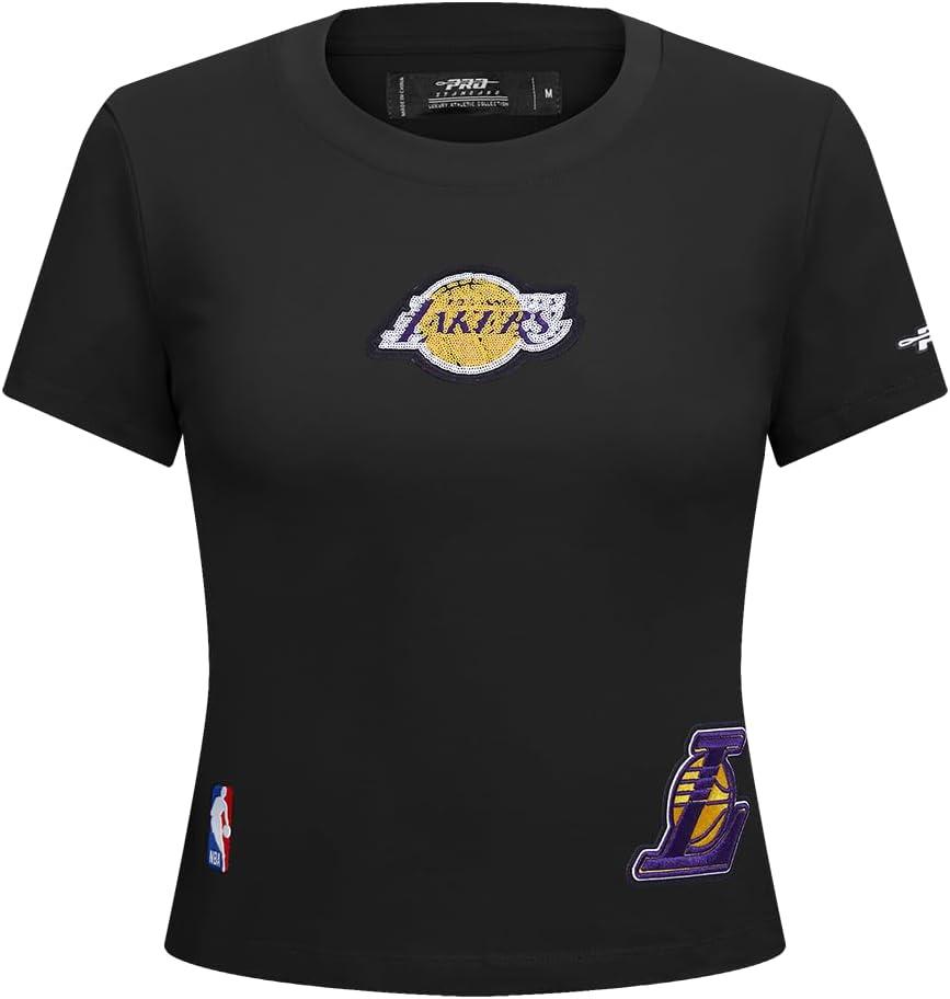 image:imagePro Standard NBA Womens Womens NBA Game Day Classics Cotton Short Sleeve Slim TeeBlack