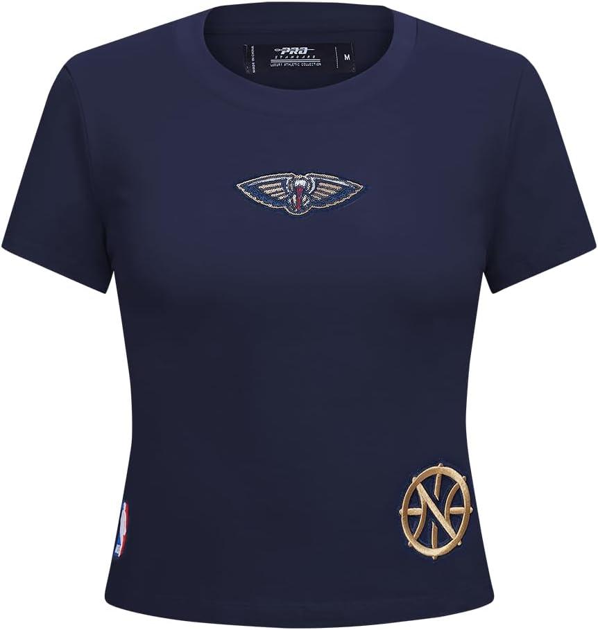 image:imagePro Standard NBA Womens Womens NBA Game Day Classics Cotton Short Sleeve Slim TeeMidnight Navy
