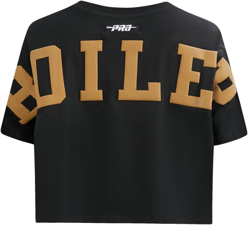 image:imagePro Standard NCAA Womens Womens College Wingspan Cotton Short Sleeve Boxy TeeBlack