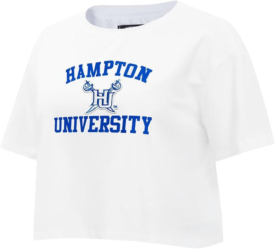 image:imagePro Standard Womens Hampton University Classic Essentials Short Sleeve Boxy Tee White M