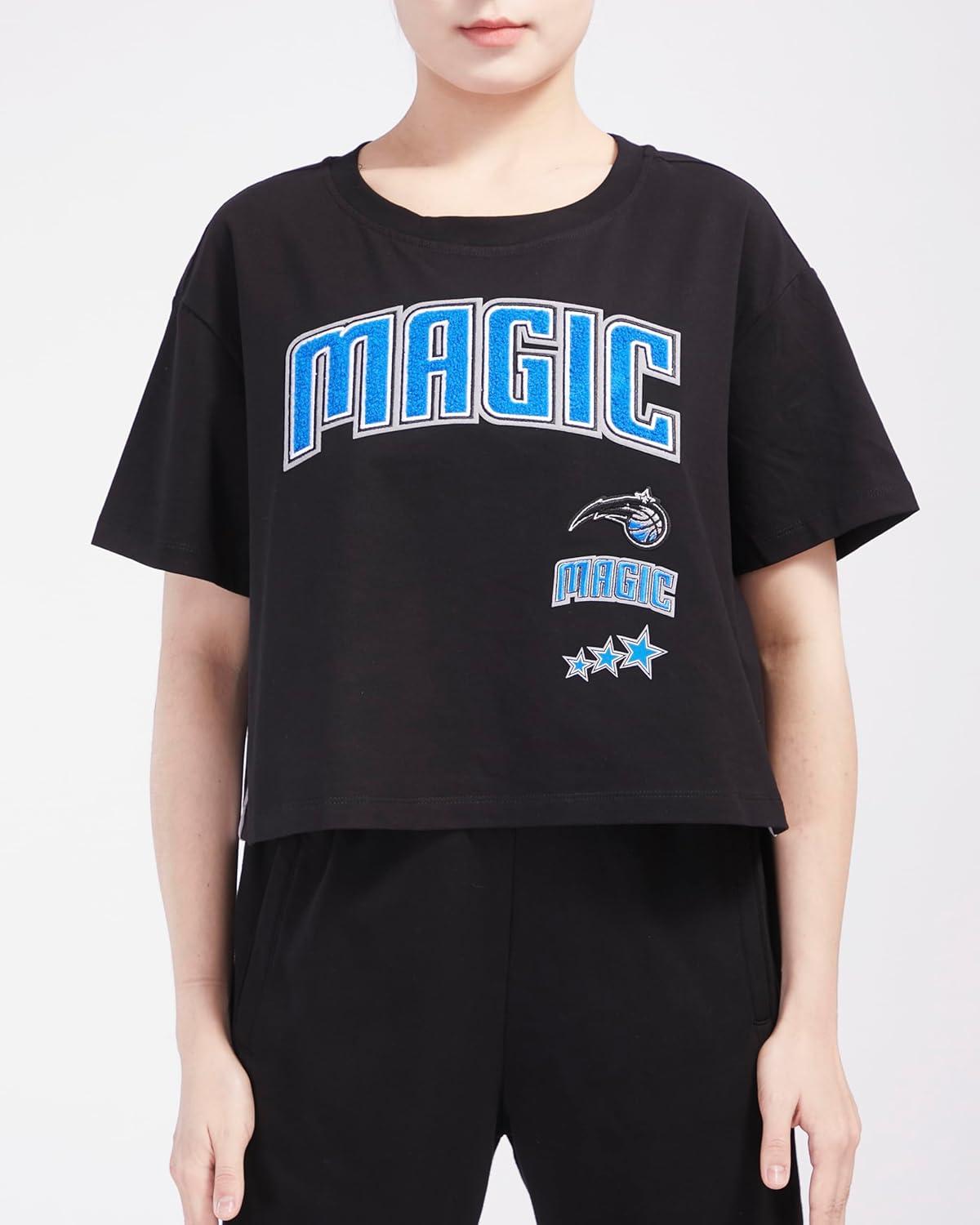 image:imageWomens NBA Retro Classics Cotton Short Sleeve Boxy TeeBlack