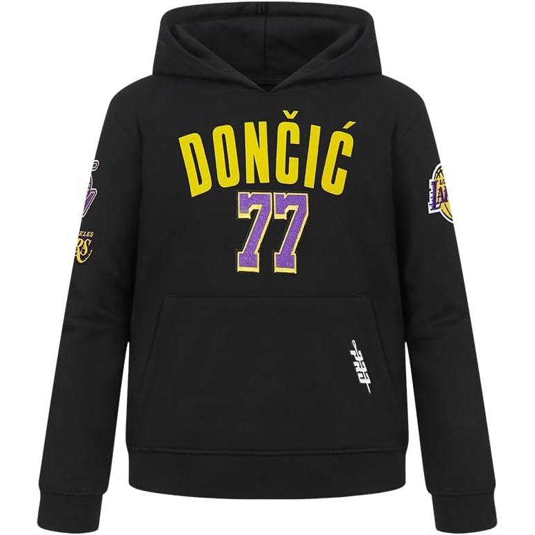 image:imagePro Standard Boys Big NBA Los Angeles Lakers Classic Player Fleece Pull Over HoodieBlack