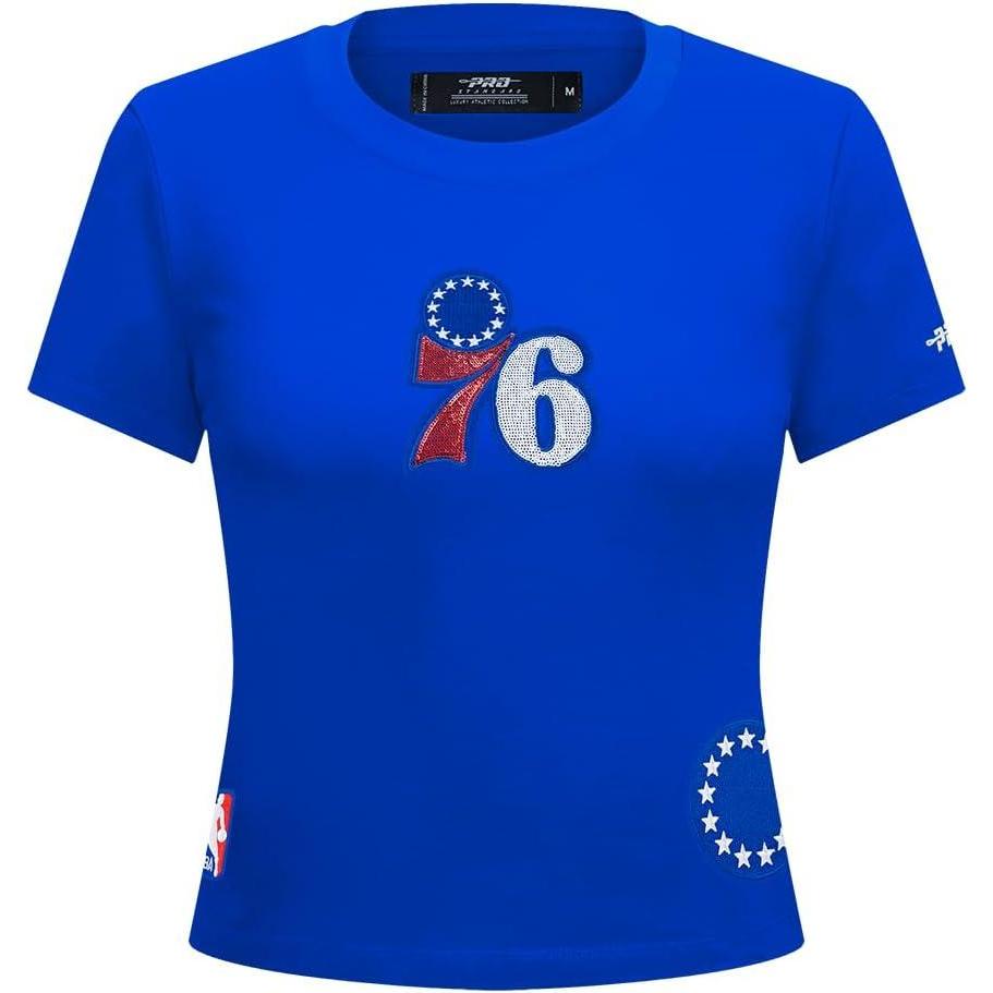 image:imagePro Standard NBA Womens Womens NBA Game Day Classics Cotton Short Sleeve Slim TeeRoyal Blue