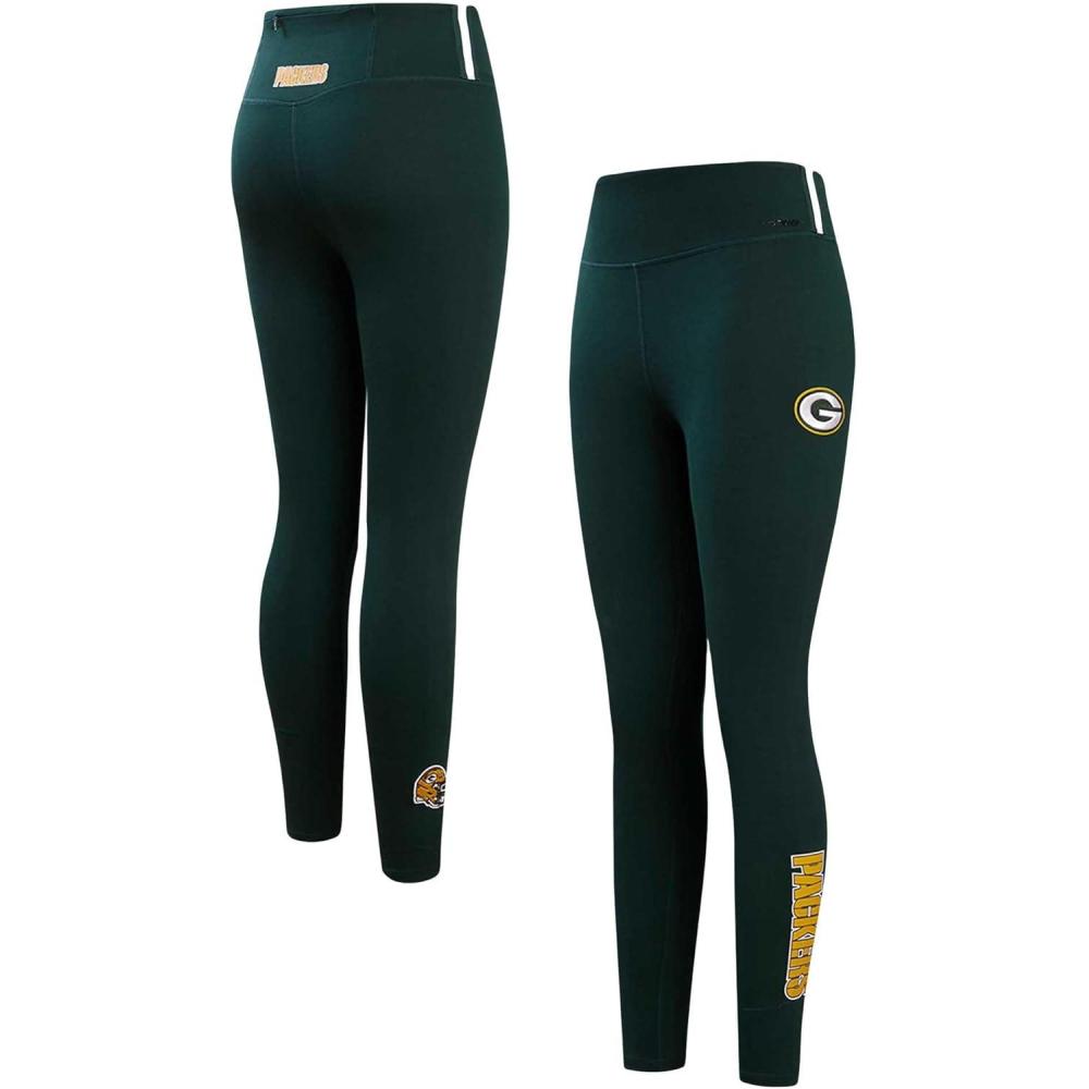 image:imagePro Standard Womens NFL Classic Chenille Cotton Span LeggingGreen