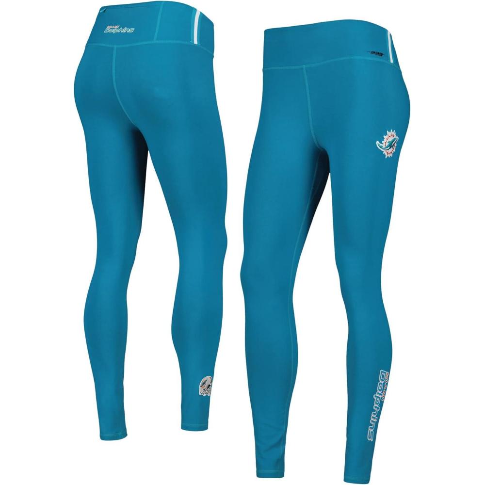 image:imagePro Standard Womens NFL Classic Chenille Cotton Span LeggingTeal
