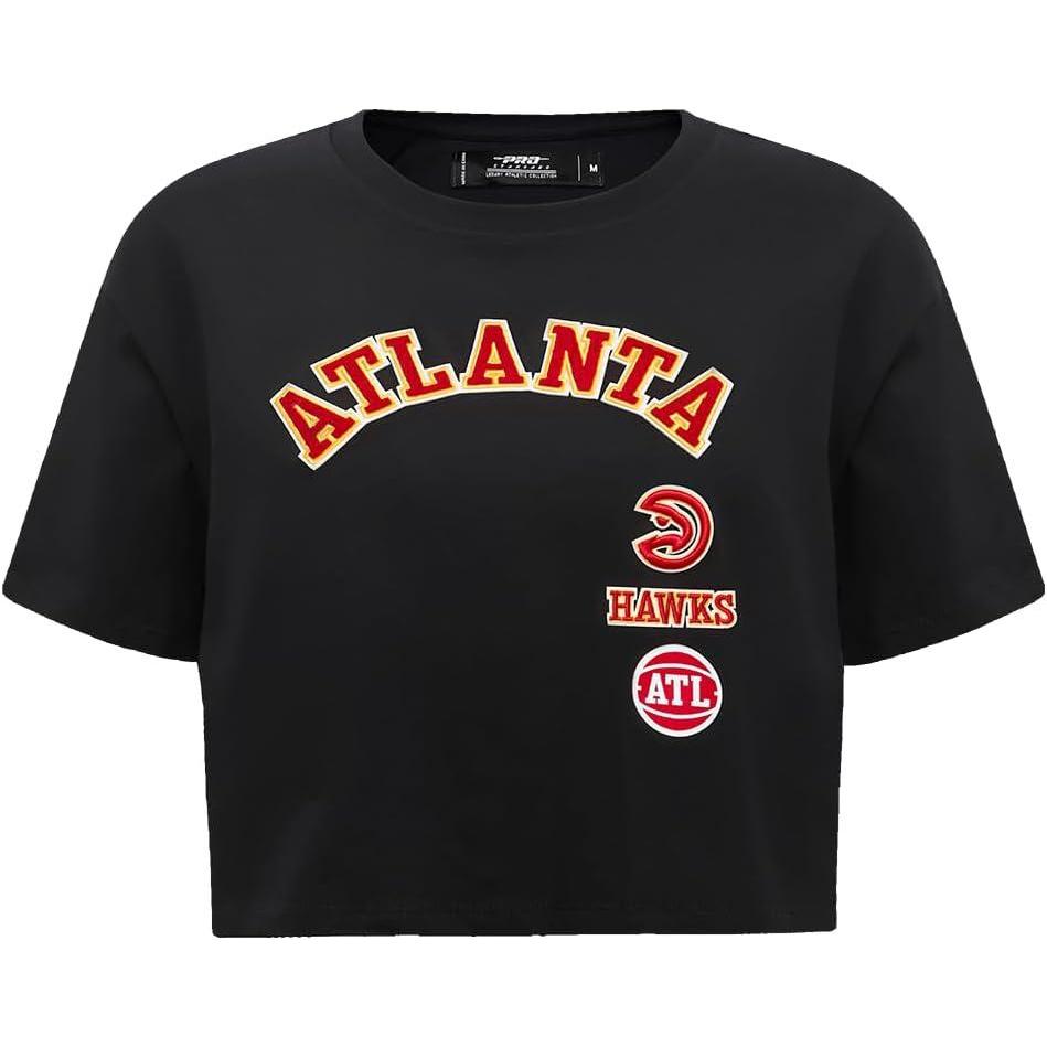 image:imageWomens NBA Retro Classics Cotton Short Sleeve Boxy TeeBlack
