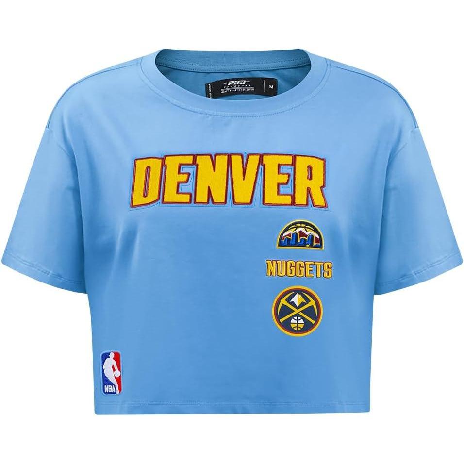 image:imageWomens NBA Retro Classics Cotton Short Sleeve Boxy TeeUniversity Blue