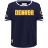 Big Boys NBA Classic Chenille Cotton Short Sleeve Tee(Midnight Navy)