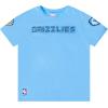 Big Boys NBA Classic Chenille Cotton Short Sleeve Tee(University Blue)