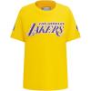 Big Boys NBA Classic Chenille Cotton Short Sleeve Tee(White)
