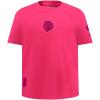 Big Girls NBA Classic Triple Pink Cotton Short Sleeve Slim Fit Tee(Beetroot Purple)