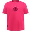 Big Girls NBA Classic Triple Pink Cotton Short Sleeve Slim Fit Tee(Beetroot Purple)