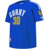 Pro Standard Big Boys NBA Golden State Warriors Stephen Curry #30 Classic Player Short Sleeve Taping Tee Royal Blue S