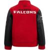 Pro Standard Big Boys NFL Atlanta Falcons Classic Chenille Varsity Jacket Red/Black L