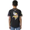 Pro Standard Big Boys NFL Minnesota Vikings Mesh Button Down Mesh Top Black/Purple M