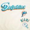 Pro Standard Big Girls NFL Miami Dolphins Retro Classics Short Sleeve Boxy Tee Eggshell XL