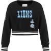 Pro Standard Big Girls NFL Retro Classics Crewneck Sweatshirt(Black)