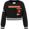 Pro Standard Big Girls NFL Retro Classics Crewneck Sweatshirt(Black)
