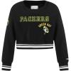 Pro Standard Big Girls NFL Retro Classics Crewneck Sweatshirt(Black)