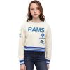 Pro Standard Big Girls NFL Retro Classics Crewneck Sweatshirt(Eggshell/Royal Blue)
