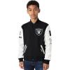 Pro Standard Little Boys NFL Classic Chenille Varsity Jacket(Black/White)