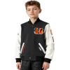 Pro Standard Little Boys NFL Classic Chenille Varsity Jacket(Black/White)