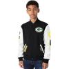 Pro Standard Little Boys NFL Classic Chenille Varsity Jacket(Black/White)