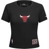 Pro Standard NBA Womens Womens NBA Game Day Classics Cotton Short Sleeve Slim Tee(Black)