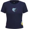 Pro Standard NBA Womens Womens NBA Game Day Classics Cotton Short Sleeve Slim Tee(Midnight Navy)