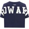Pro Standard NCAA Womens Womens College Wingspan Cotton Short Sleeve Boxy Tee(Midnight Navy)