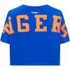 Pro Standard NCAA Womens Womens College Wingspan Cotton Short Sleeve Boxy Tee(Royal Blue)