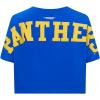 Pro Standard NCAA Womens Womens College Wingspan Cotton Short Sleeve Boxy Tee(Royal Blue)