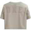 Pro Standard NCAA Womens Womens College Wingspan Cotton Short Sleeve Boxy Tee(Taupe)