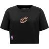 Pro Standard Womens NBA Wingspan Short Sleeve Boxy Tee(Black)