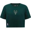 Pro Standard Womens NBA Wingspan Short Sleeve Boxy Tee(Forest Green)