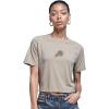 Pro Standard Womens NBA Wingspan Short Sleeve Boxy Tee(Taupe)